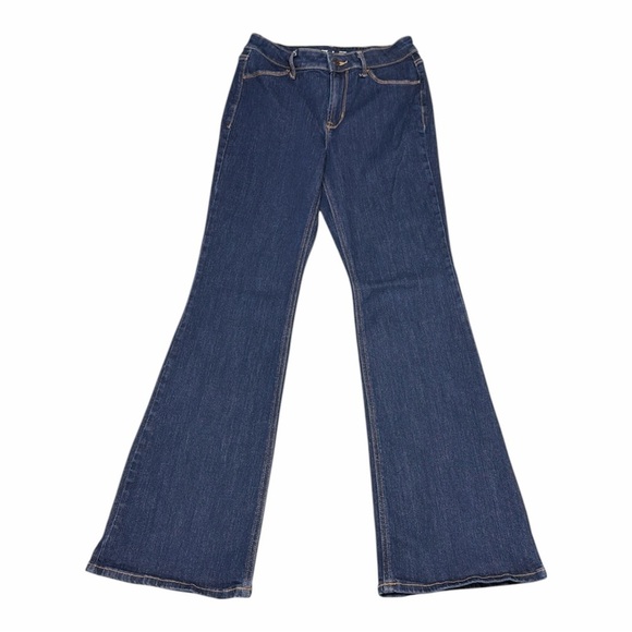 Old Navy Denim - Old Navy Size 2 Dark Blue Flared Women’s High Rise Jeans